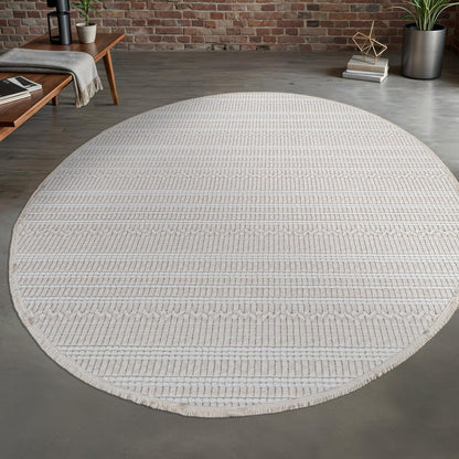 Luul Home Micro Loop Indoor Rug White 9x12 Boho Geometric Neutral Area Rugs for Living Room Soft Luxury Modern Low and High Pile Durable Stain Resistant Non-Shedding Indoor Area Carpet 9 x 12