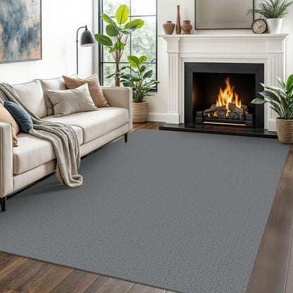 EARTHALL Washable Area Rug, Non Slip Entryway Rug, 4x6 Ft, Sand/Beige