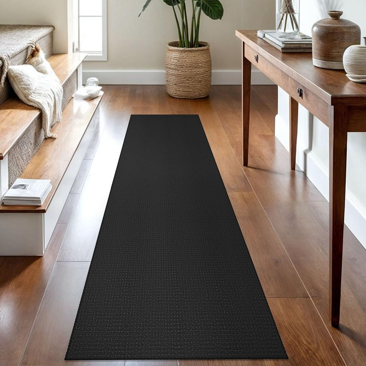 IOHOUZE Washable Area Rug 3x5 Non Slip Rubber Backed Woven Rugs for Entryway Rugs Indoor Outdoor Doormat Throw Rug Floor Carpet for Entrance Kitchen Front Door, Olive Green/Earthy Green