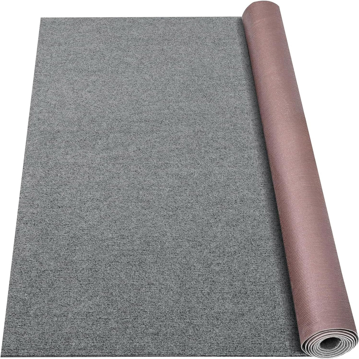 Grefinity Marine Carpet, 5 FT x 10 FT Smoke Gray Indoor Outdoor Carpet
