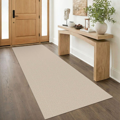IOHOUZE Washable Area Rug 3x5 Non Slip Rubber Backed Woven Rugs for Entryway Rugs Indoor Outdoor Doormat Throw Rug Floor Carpet for Entrance Kitchen Front Door, Olive Green/Earthy Green