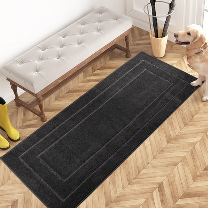 PURRUGS Dirt Trapping Door Mat Indoor Entrance, 20" x 31.5", Beige