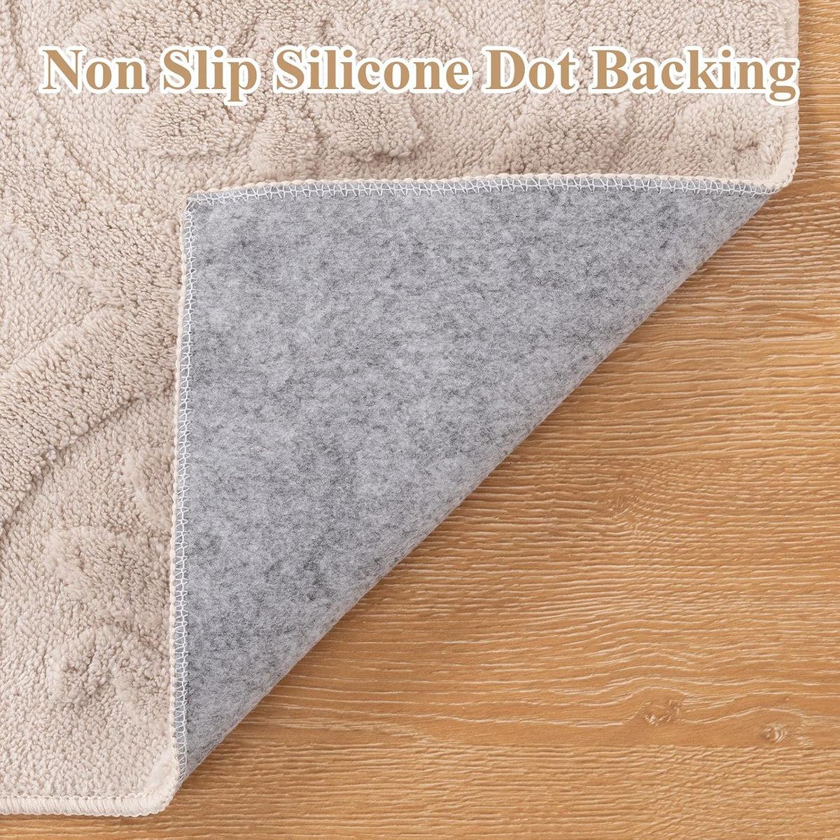 U'Artlines 6x9ft Washable Area Rug for Living Room,Neutral Beige Rugs