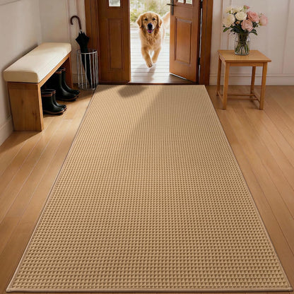 YIHOUSE Indoor Door Mat 24" x 36", Non-Slip Washable Entryway Mat, Dirt Trapper Absorbent Entrance Mat, Low Profile Floor Mat for Front/Back Door, Entryway, Dark Gray ﻿