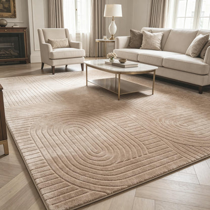Brown Solid Area Rug 9x12 Large Washable Soft Rugs for Living Room