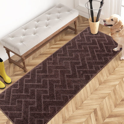 PURRUGS Dirt Trapping Door Mat Indoor Entrance, 32" x 47", Taupe