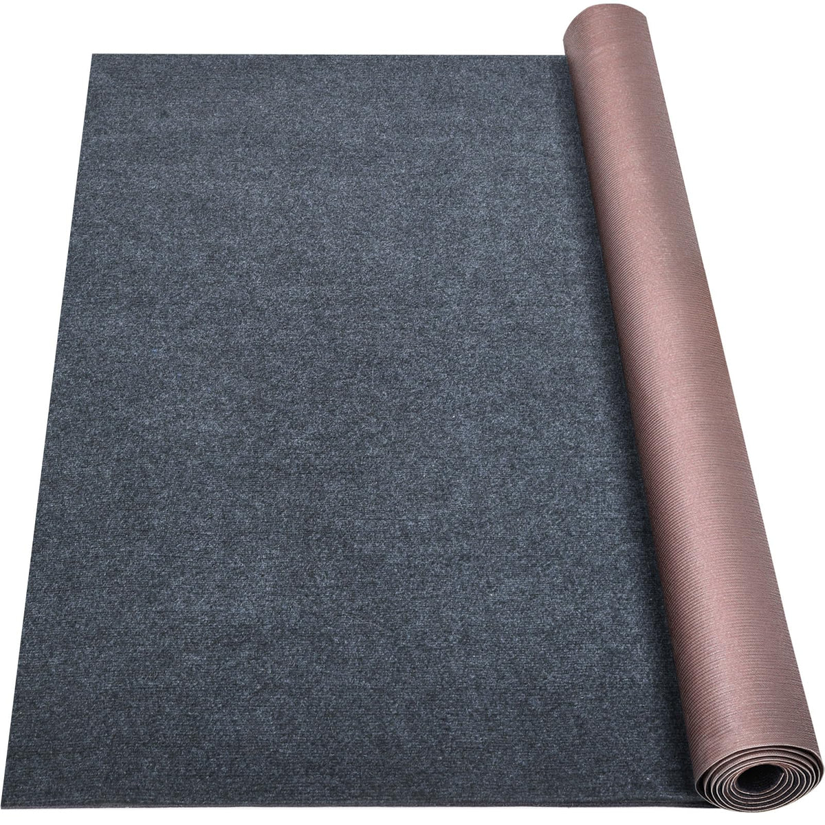 Grefinity Marine Carpet, 6 FT x 18 FT Black Indoor Outdoor Carpet