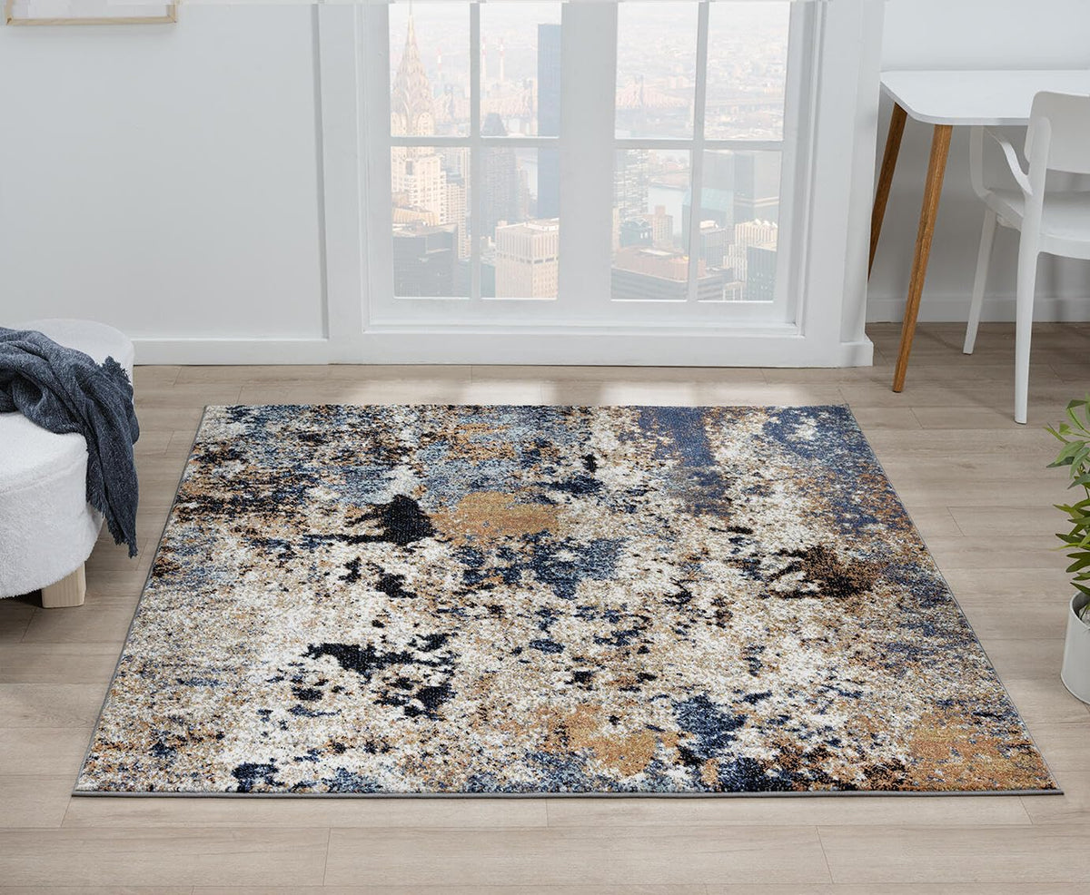 Keen Home Design Abstract Non-Shedding Area Rug, Soft Thick Pile, 10x14