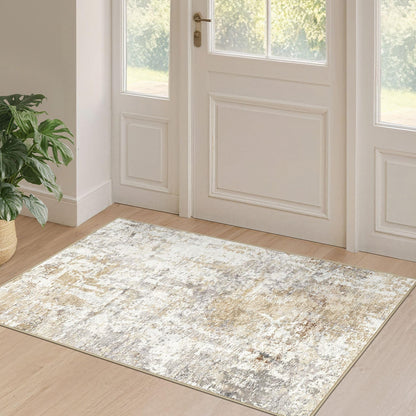 LOONGRUG 10x14 Area Rugs Washable Large Neutral Modern Living Room Rug