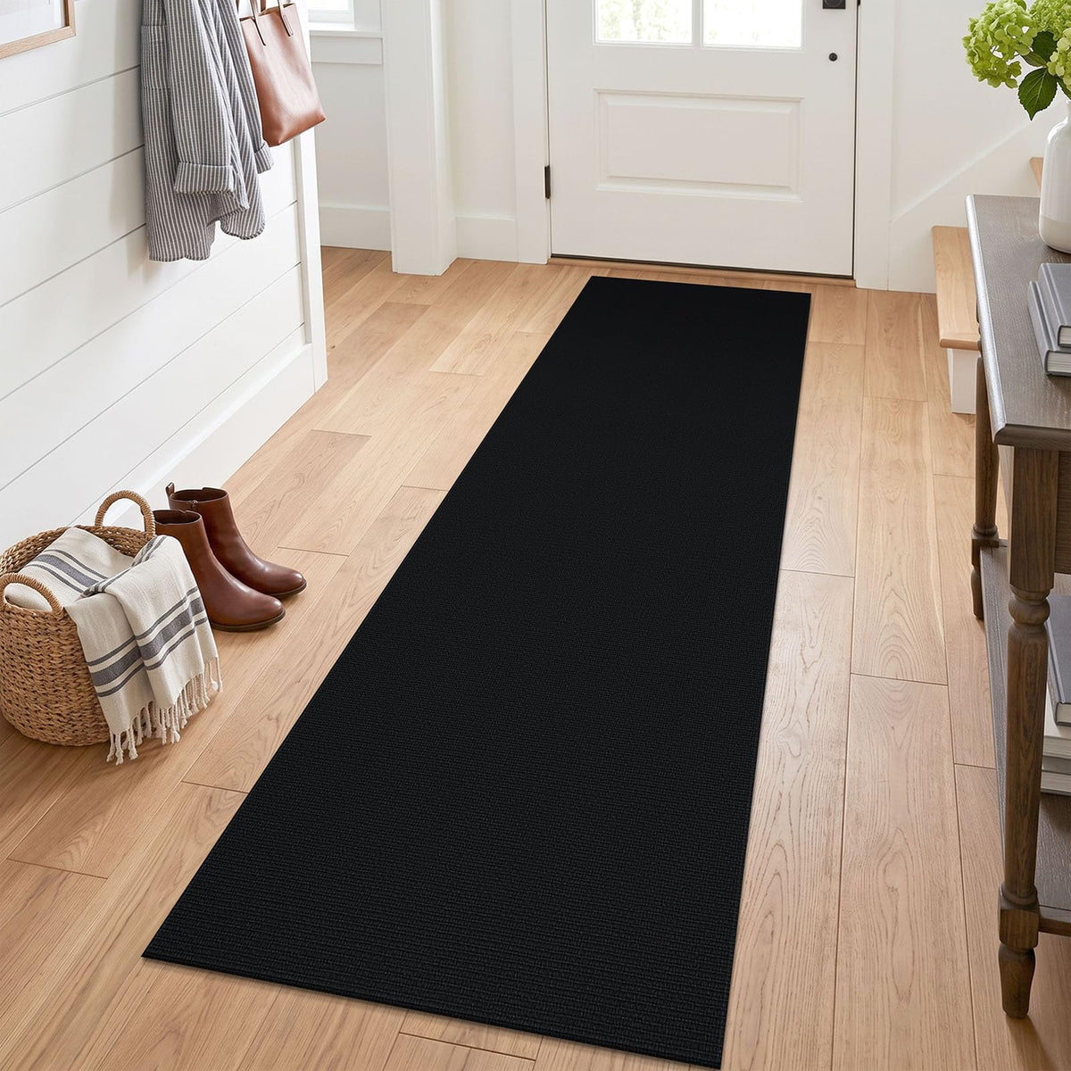 Lansny 2x3 ft Small Boho Washable Entryway Area Rug Non Slip Kitchen Runner