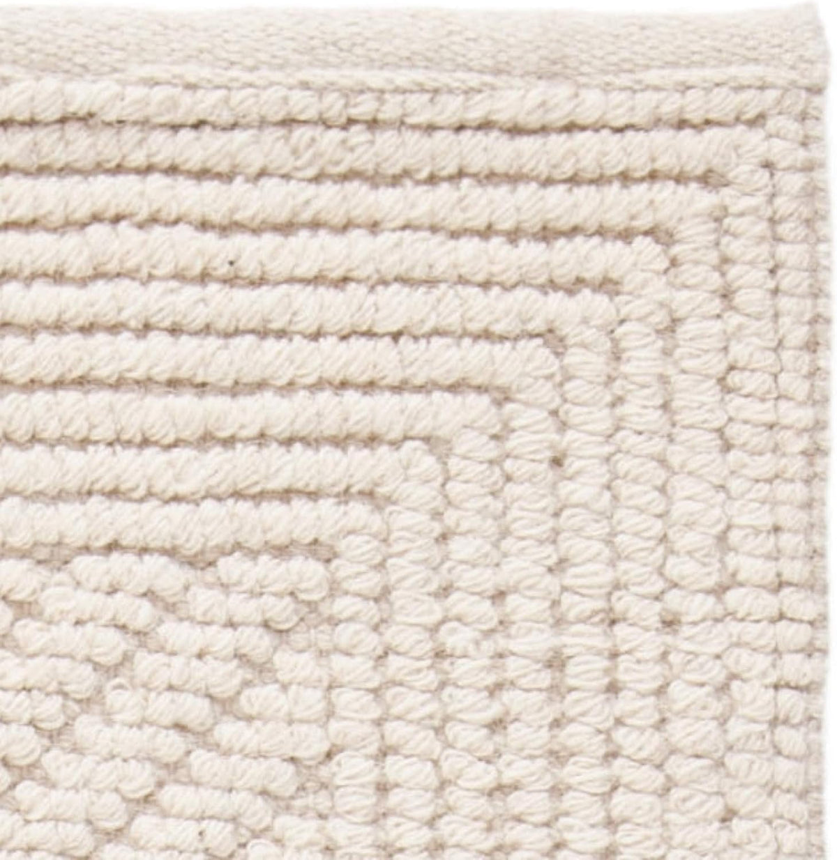 SAFAVIEH Natura Collection Area Rug - 5' x 8', Ivory, Handmade Wool, Ideal for High Traffic Areas in Living Room, Bedroom (NAT450A)
