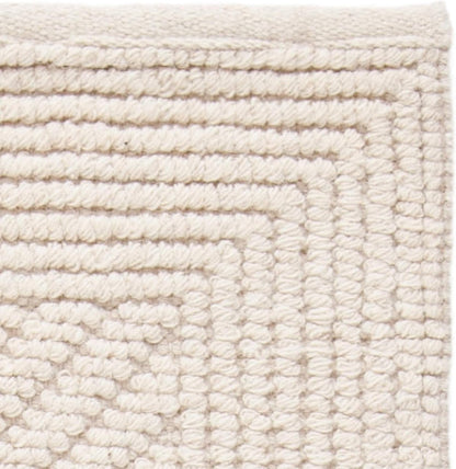 SAFAVIEH Natura Collection Area Rug - 5' x 8', Ivory, Handmade Wool, Ideal for High Traffic Areas in Living Room, Bedroom (NAT450A)