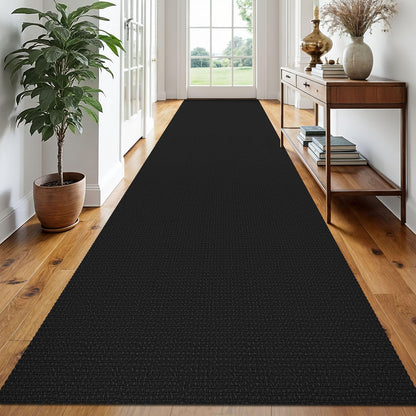 EARTHALL Woven Area Rug 3x5 Ft Washable Rugs for Entryway Braided Non Slip Rubber Backed Throw Rugs Door Mat Indoor Outdoor Entrance Cotton Carpet for Kitchen Foyer Front Door, Orange/Tan/Brown