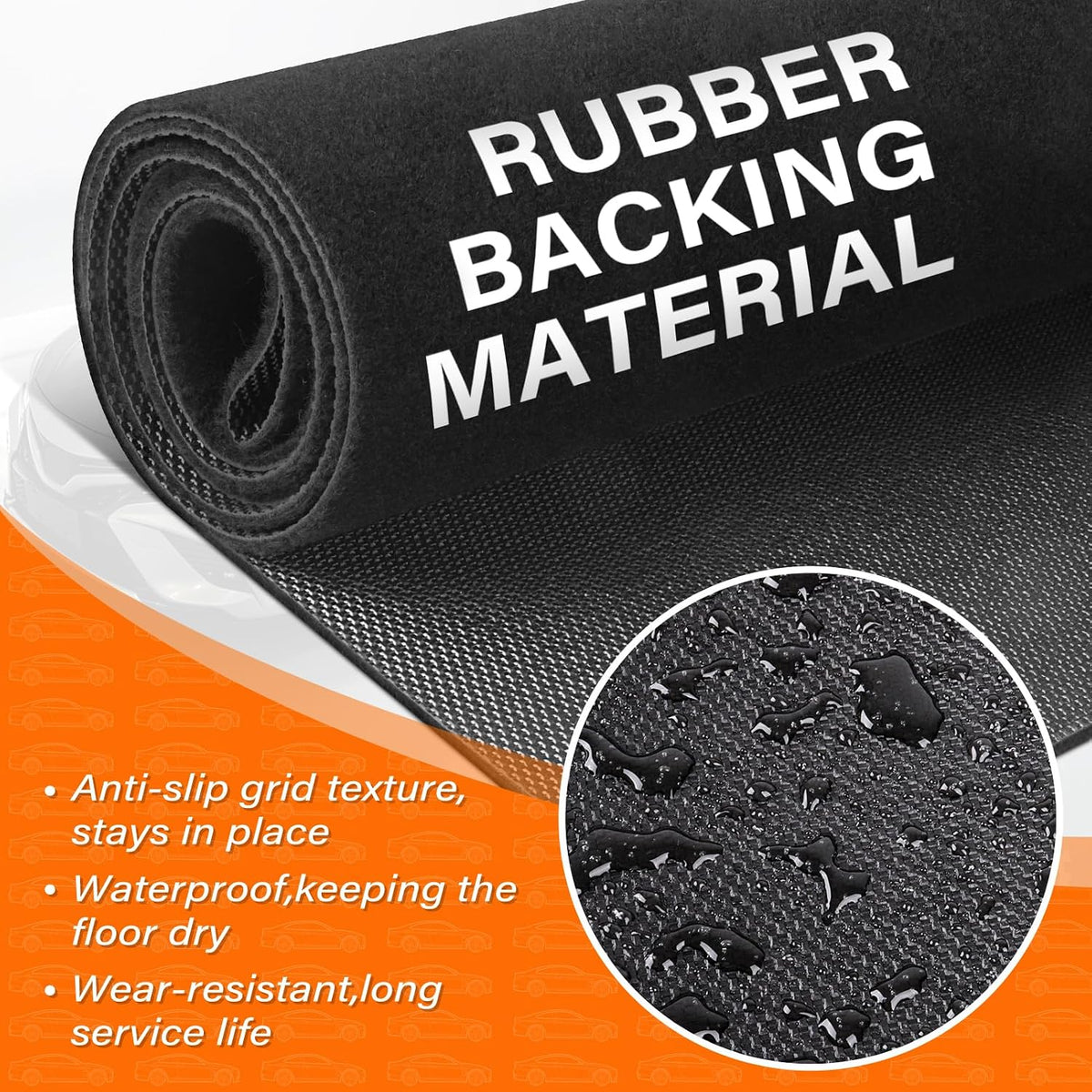 Heavy Duty Oil Mat for Driveway, 60 x 72 Inch Garage Mat for Under Car