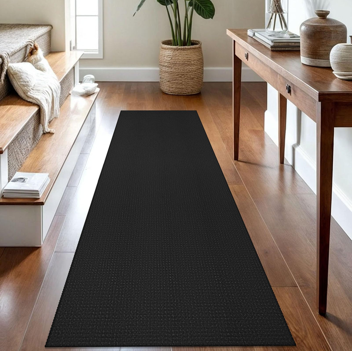 IOHOUZE Washable Area Rug 3x5 Non Slip Rubber Backed Woven Rugs for Entryway Rugs Indoor Outdoor Doormat Throw Rug Floor Carpet for Entrance Kitchen Front Door, Olive Green/Earthy Green