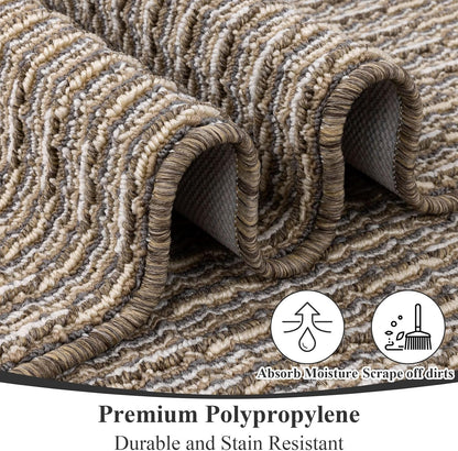 SHACOS Runner Rugs for Hallway 20"x59" Kitchen Runner Rug Floor Mat, Beige