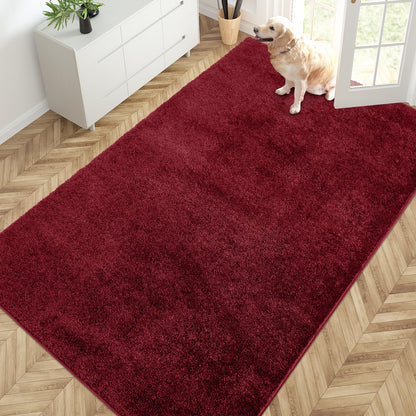 PURRUGS Dirt Trapping Indoor Door Mat, 34" x 59", Charcoal