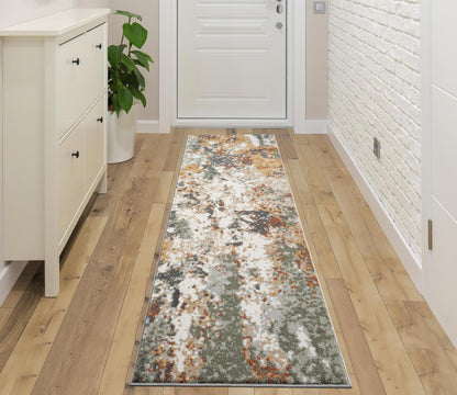 Keen Home Design Abstract Non-Shedding Area Rug, Soft Thick Pile, 10x14
