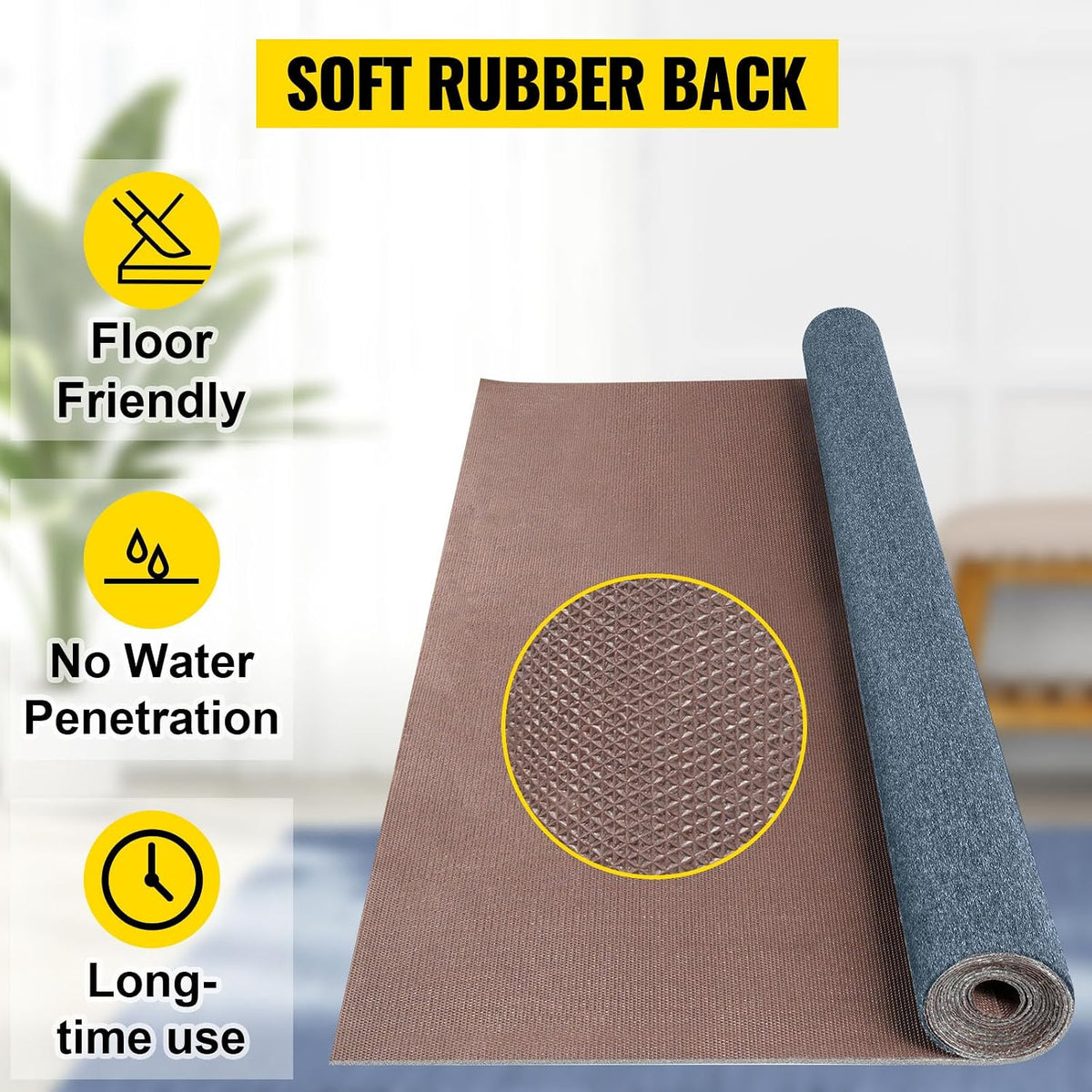 Happybuy 6 ft x 13 ft Gray Marine Boat Carpet, Indoor Outdoor Carpet