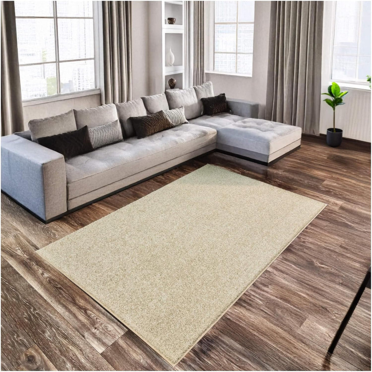 KOECKRITZ Soft & Cozy Custom Indoor Area Rug with Bound Edges