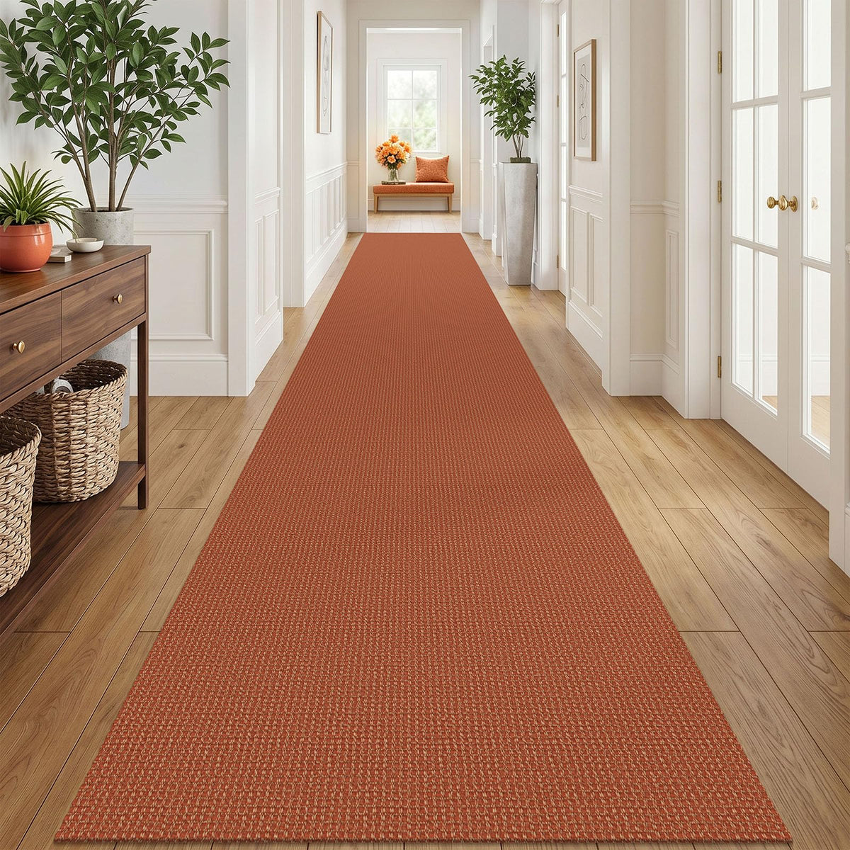 IOHOUZE Small Area Rug 2x3 Washable Woven Rugs for Entryway Non Slip Rubber Backed Front Door Rugs Indoor Doormat Throw Rug Floor Carpet for Entrance Kitchen, Cream/Beige