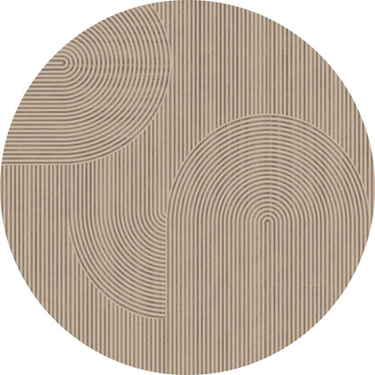 Easy Jute Rug for Pet Homes: 4x6 Outdoor Rug - Geometric Arch Pattern