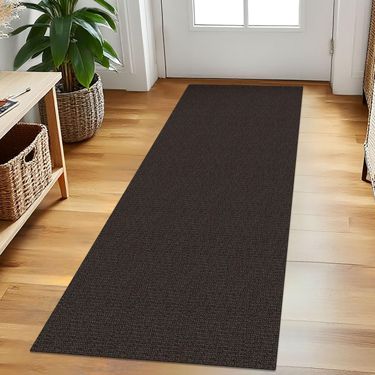 EARTHALL Washable Area Rug, Non Slip Entryway Rug, 4x6 Ft, Sand/Beige