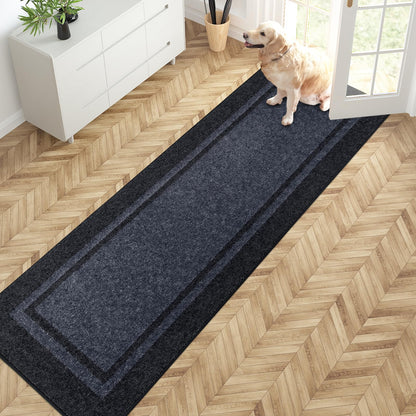 PURRUGS Dirt Trapping Indoor Door Mat, 32" x 48", Beige & Grayish Brown