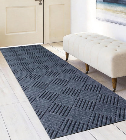 jxgzyy Red Runner Rug 2'11" x 9'10" with Scraper Pile for Outdoor, Garage