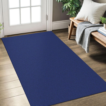 KOZYFLY Extra Long Runners for Hallways 3x20 ft Washable Kitchen Runner Non Slip Rubber Backed Hallway Rug Cotton Entryway Runner Rug Floor Carpet for Indoor Hall, Kitchen, Stair, Black/Dark Grey