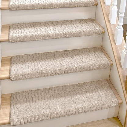 Domnesto Rounded Bullnose Carpet Stair Treads - 15 Pack, 36"
