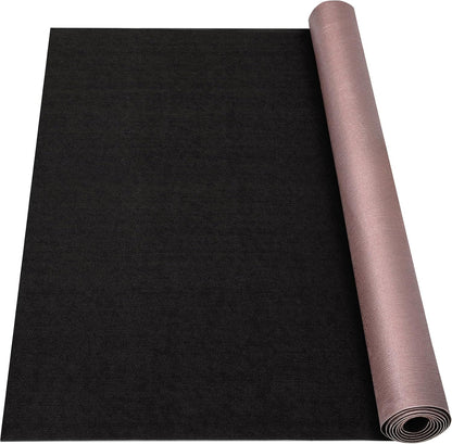Grefinity Marine Carpet, 6 FT x 18 FT Black Indoor Outdoor Carpet