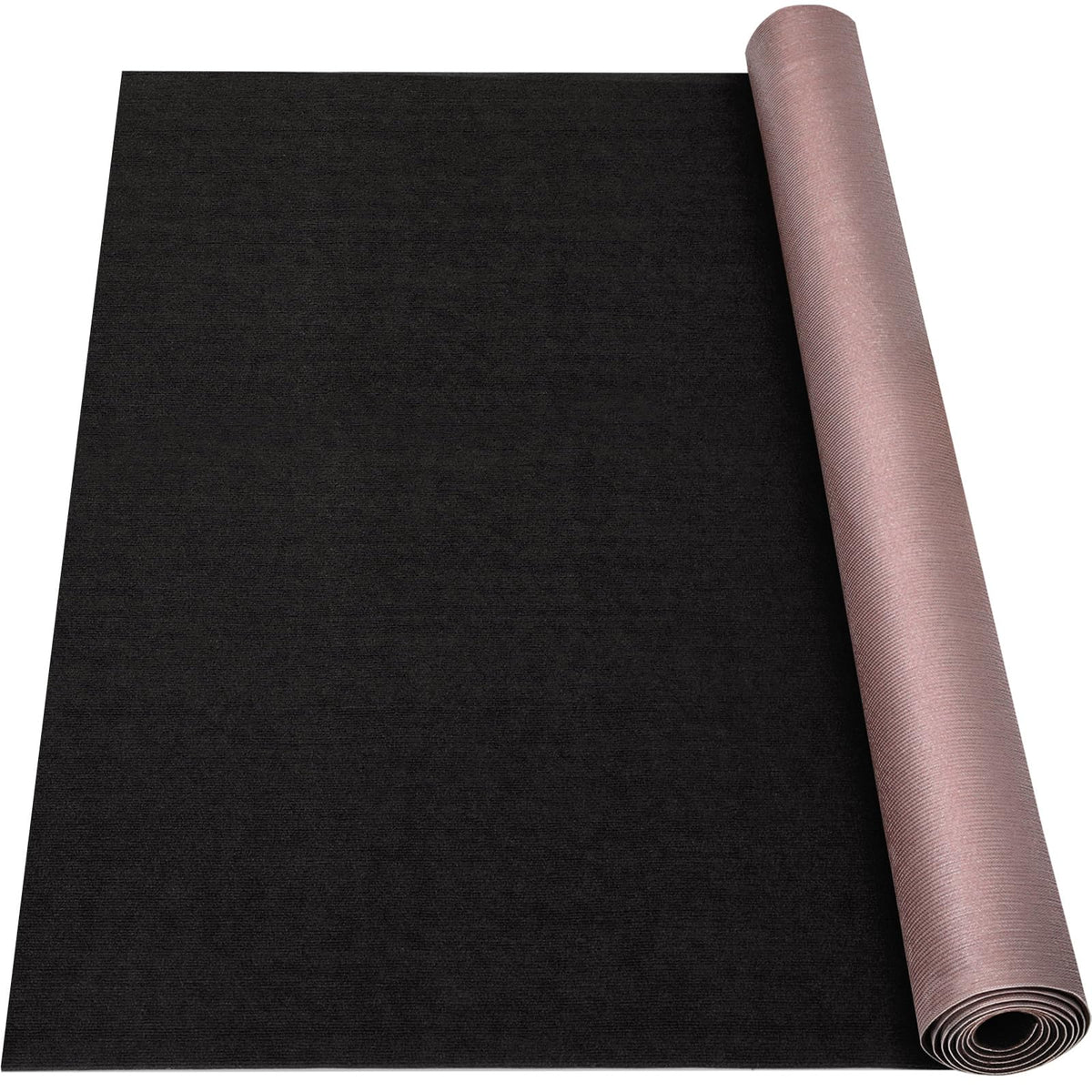 Grefinity Marine Carpet, 5 FT x 15 FT Black Indoor Outdoor Carpet