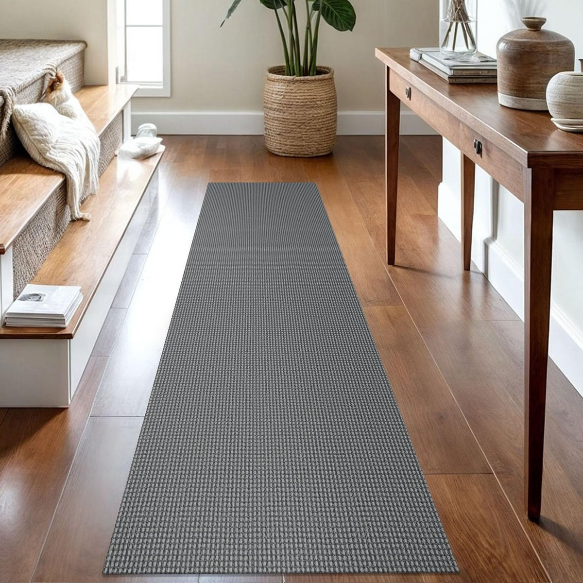 IOHOUZE Washable Area Rug 3x5 Non Slip Rubber Backed Woven Rugs for Entryway Rugs Indoor Outdoor Doormat Throw Rug Floor Carpet for Entrance Kitchen Front Door, Olive Green/Earthy Green