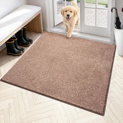 PURRUGS Dirt Trapping Indoor Door Mat, 34" x 59", Charcoal
