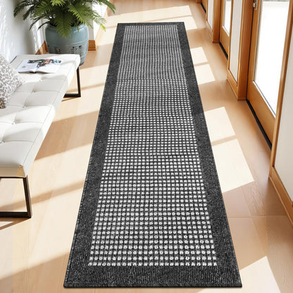 Ileading Laundry Room Runner Rug 2'x6' Non Slip Farmhouse Kitchen Floor Mats with Rubber Backing Machine Washable Beige Indoor Decor Carpet for Doormat Hallway Entryway Petmat Garage Balcony