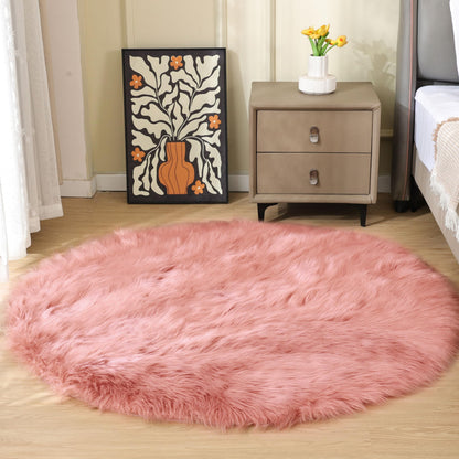 ORINOVA White Faux Sheepskin Shag Fur Runner Rugs for Living Room Bedroom Fluffy Washable Furry Area Rug 2x6 Nursery Rug Teen Room Décor
