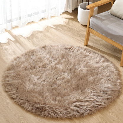 ORINOVA White Faux Sheepskin Shag Fur Runner Rugs for Living Room Bedroom Fluffy Washable Furry Area Rug 2x6 Nursery Rug Teen Room Décor