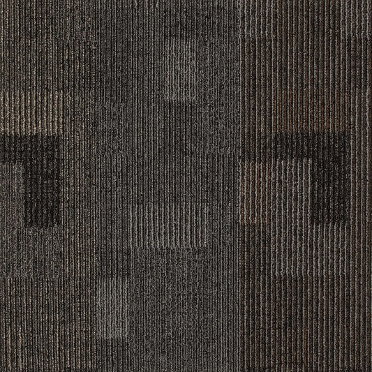 Mohawk Basics 24" x 24" Berber (Loop pile), 0.09" Pile Height, Carpet Tile, PET Fiber, Smoke Color, (24 Tiles), (96 sqft/carton)