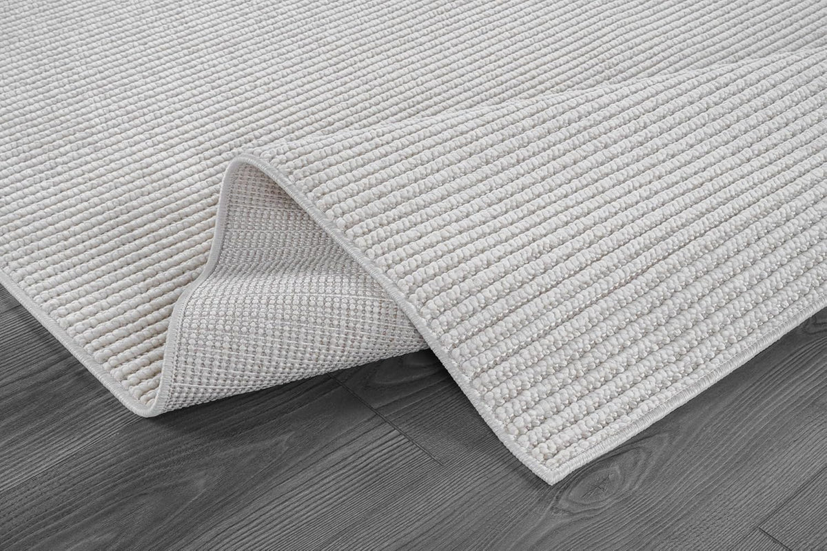 Beverly Rug Micro Loop Large Area Rug White 10x14 Modern Luxury Trellis Geometric Durable Indoor Area Rugs for Living Dining Room Office Stain Resistant Non Shedding Casual Indoor Carpet White 10x14