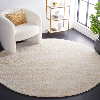 SAFAVIEH Berber Shag Rug 8x10, Large Ivory & Beige BER563A