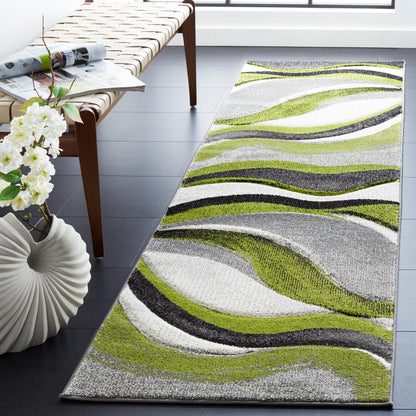 SAFAVIEH Hollywood Area Rug 10'6"x14', Modern Grey & Blue HLW766F