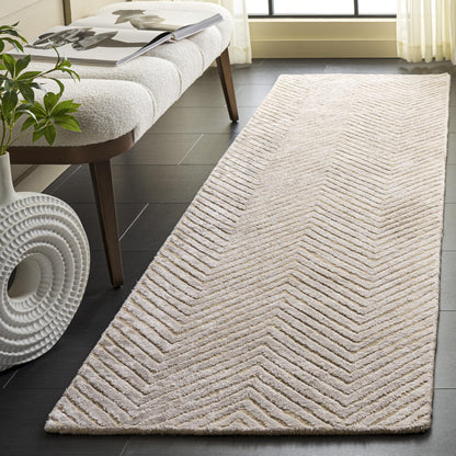SAFAVIEH Area Rug 8x10 - Glamour Collection - Large - Modern Design, Navy, Handmade Wool Blend, Ideal for Living Room, Bedroom, Dining Space (GLM801N)