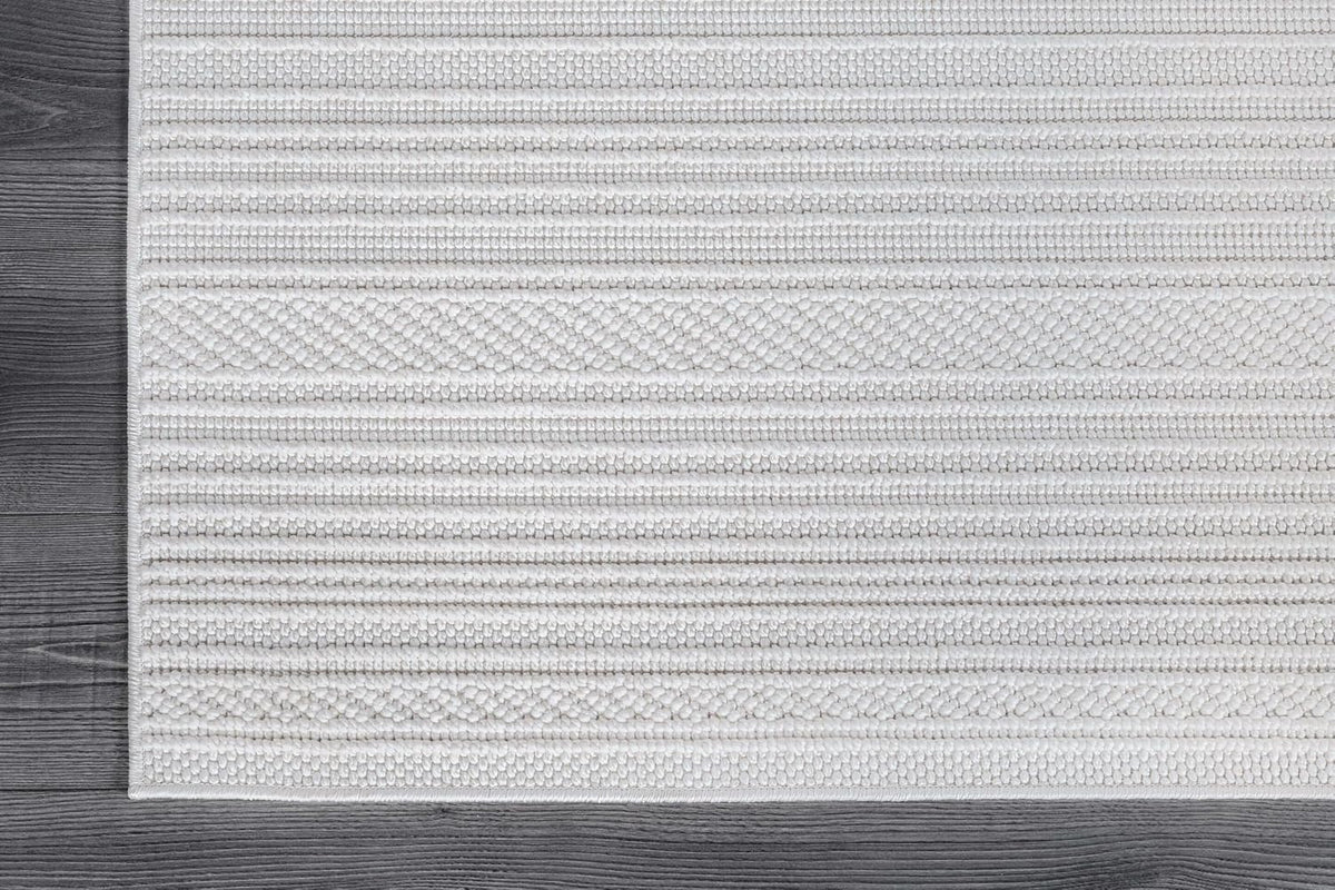 Luul Home Micro Loop Indoor Rug White 9x12 Boho Geometric Neutral Area Rugs for Living Room Soft Luxury Modern Low and High Pile Durable Stain Resistant Non-Shedding Indoor Area Carpet 9 x 12