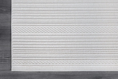 Luul Home Micro Loop Indoor Rug White 9x12 Boho Geometric Neutral Area Rugs for Living Room Soft Luxury Modern Low and High Pile Durable Stain Resistant Non-Shedding Indoor Area Carpet 9 x 12