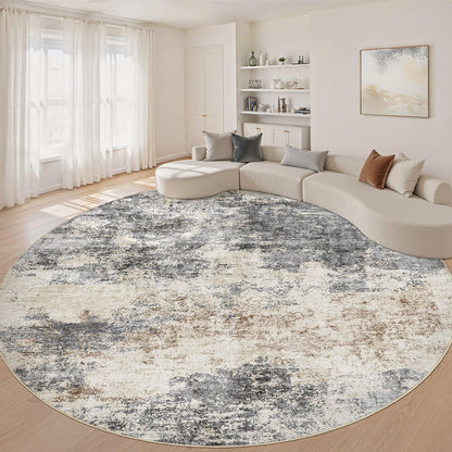 LOONGRUG 10x14 Area Rugs Washable Large Neutral Modern Living Room Rug