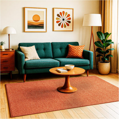 KOECKRITZ Dyersburg Indoor Area Rug – Soft Durable Polyester Carpet, Custom Cut-to-Size, Medium Pile, Stain & Fade Resistant, Living Room Bedroom Office Rug