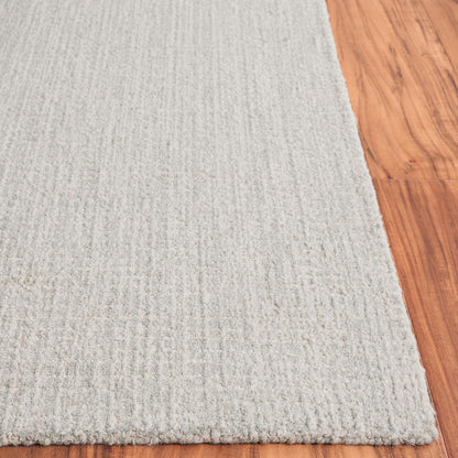 Martha Stewart x SAFAVIEH Area Rug Collection - 9' x 12', Light Grey & Ivory, Handmade Wool, Ideal for Living Room, Bedroom, Office, Dining Space (MSR3378F)