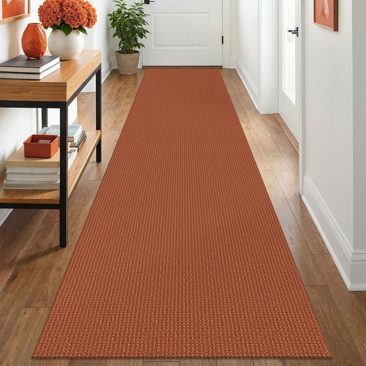 IOHOUZE Washable Area Rug 3x5 Non Slip Rubber Backed Woven Rugs for Entryway Rugs Indoor Outdoor Doormat Throw Rug Floor Carpet for Entrance Kitchen Front Door, Olive Green/Earthy Green