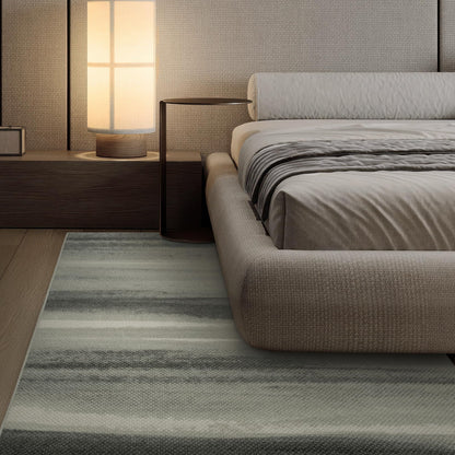 GoDear Design 5' x 8' Wool Area Rug, Premium New Zealand Wool Blend, Loop-Pile Tufting, Medium Pile Height, Ideal for High-Traffic Areas, Living Room & Bedroom, Safe for Pets and Children, Liquidsand